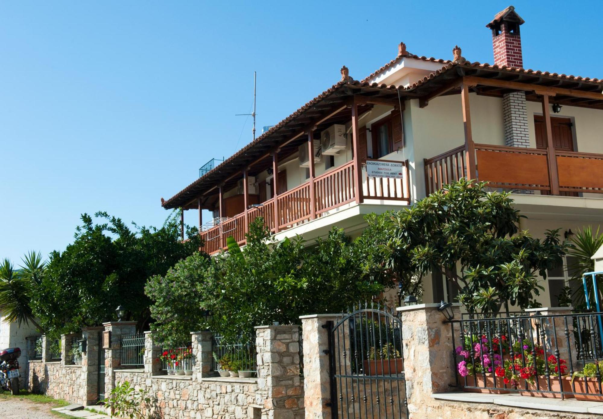 Ferienwohnung Pansion Matoula Skiathos-Stadt Exterior foto